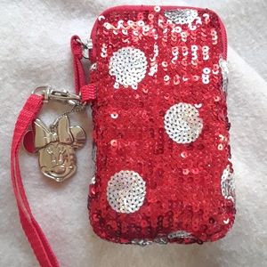 Minnie Mouse Phone/Wallet Wristlet